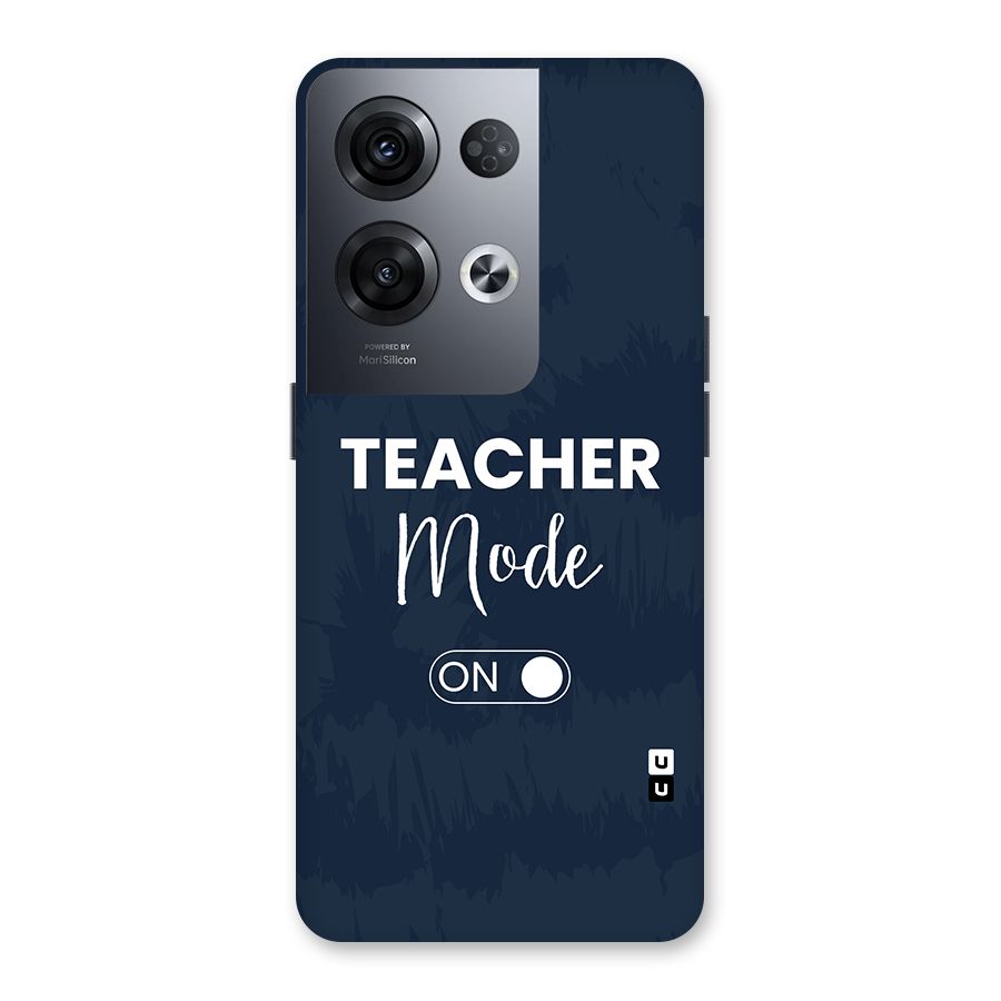 Teacher Mode On Back Case for Oppo Reno8 Pro 5G