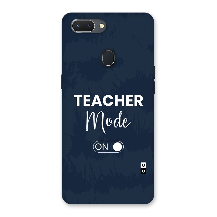 Teacher Mode On Back Case for Realme 2
