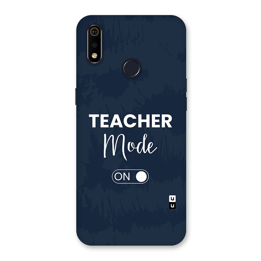 Teacher Mode On Back Case for Realme 3i