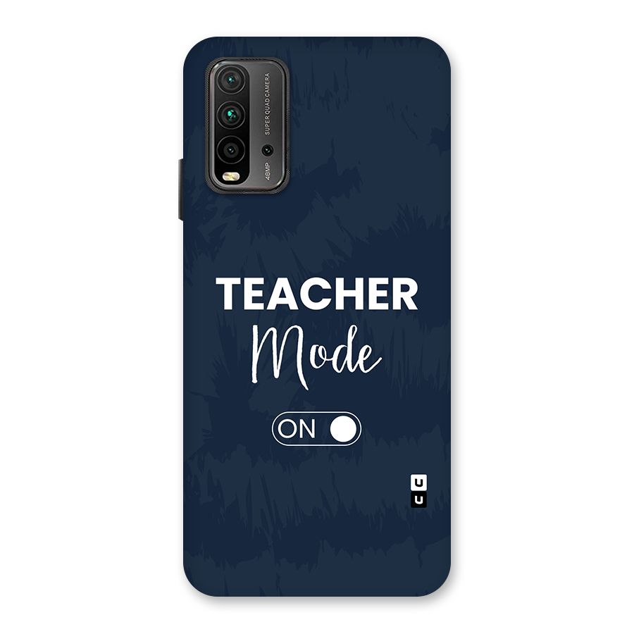Teacher Mode On Back Case for Redmi 9 Power