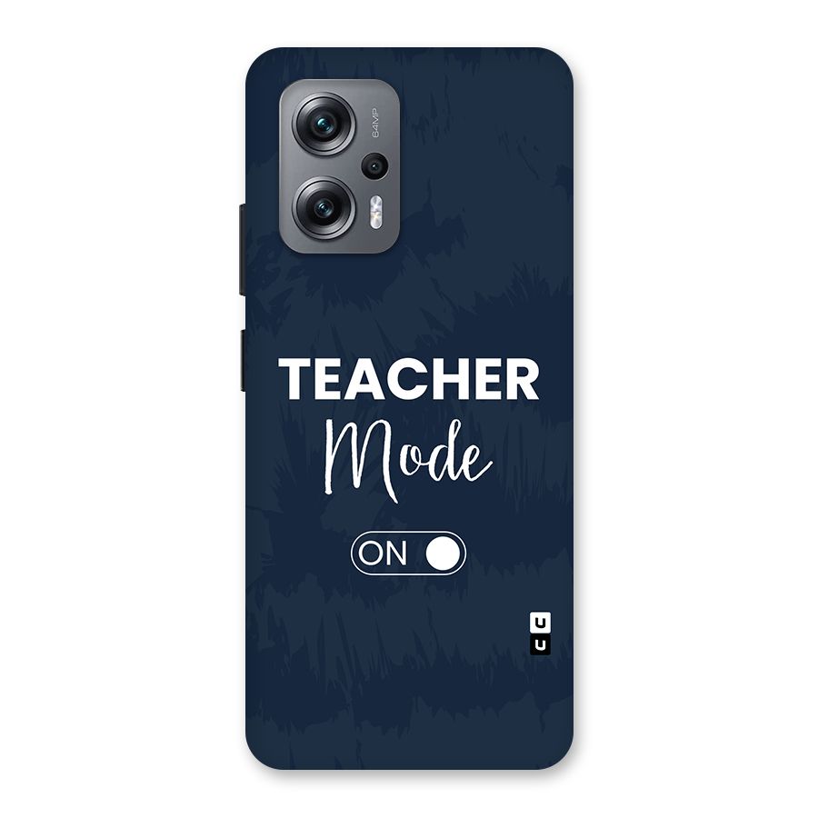 Teacher Mode On Back Case for Redmi K50i