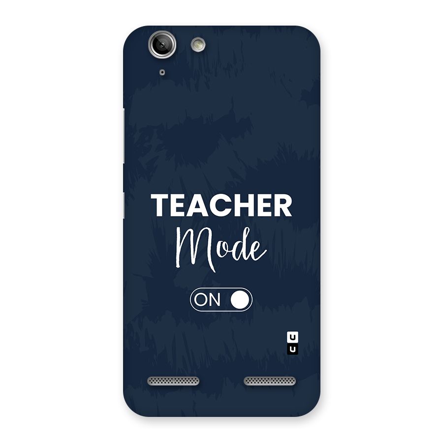 Teacher Mode On Back Case for Vibe K5