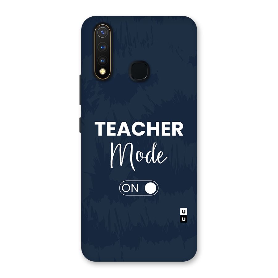 Teacher Mode On Back Case for Vivo U20