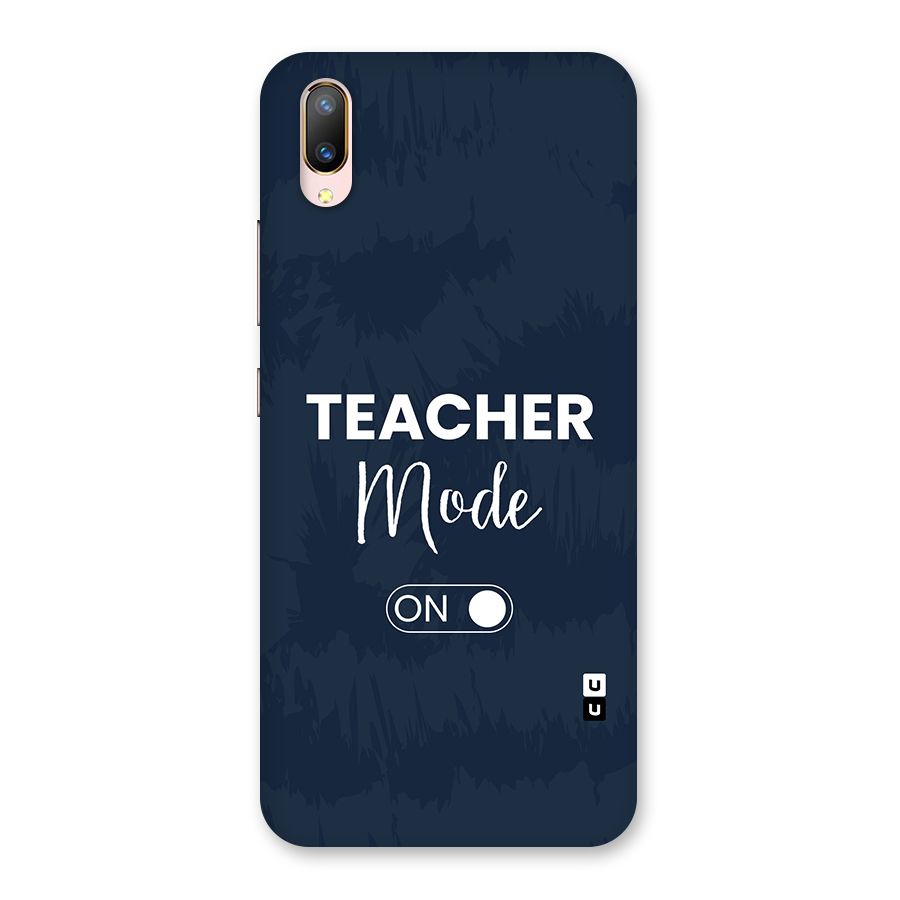Teacher Mode On Back Case for Vivo V11 Pro