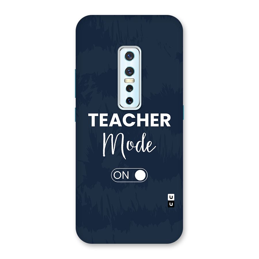 Teacher Mode On Back Case for Vivo V17 Pro