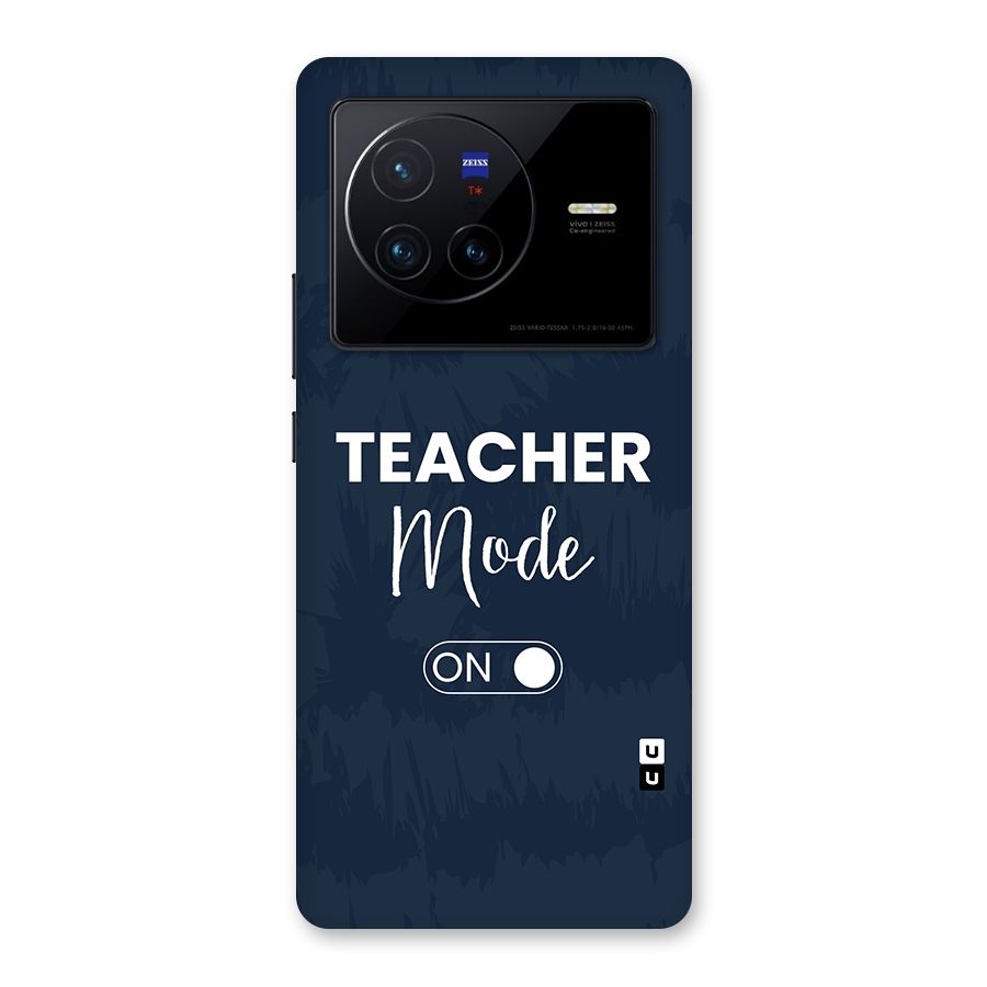 Teacher Mode On Back Case for Vivo X80