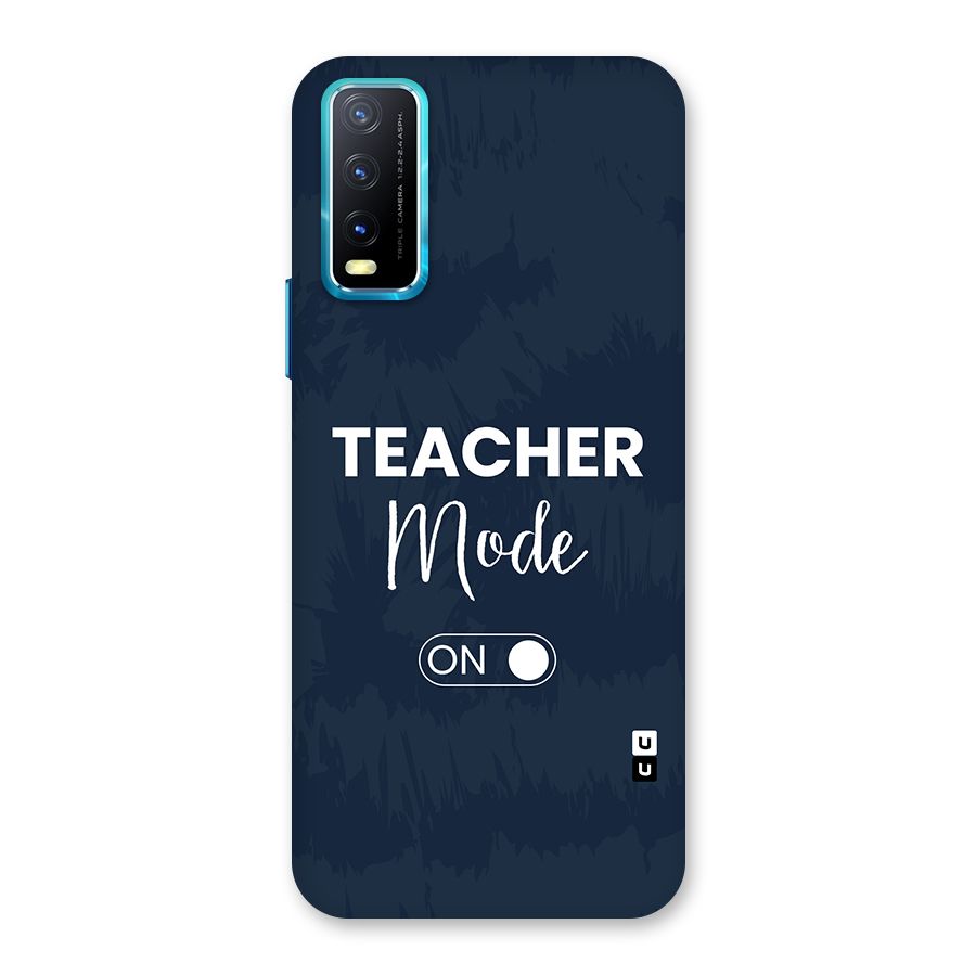 Teacher Mode On Back Case for Vivo Y20A