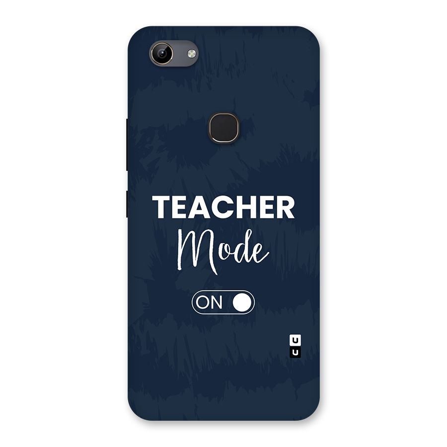 Teacher Mode On Back Case for Vivo Y81