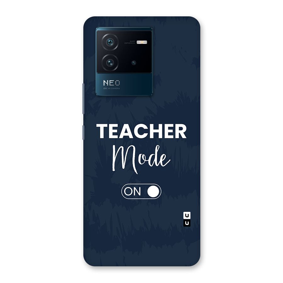 Teacher Mode On Back Case for Vivo iQOO Neo 6 5G