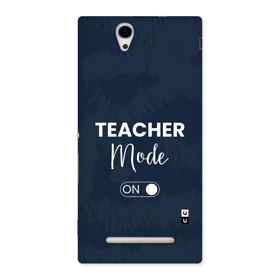 Teacher Mode On Back Case for Xperia C3