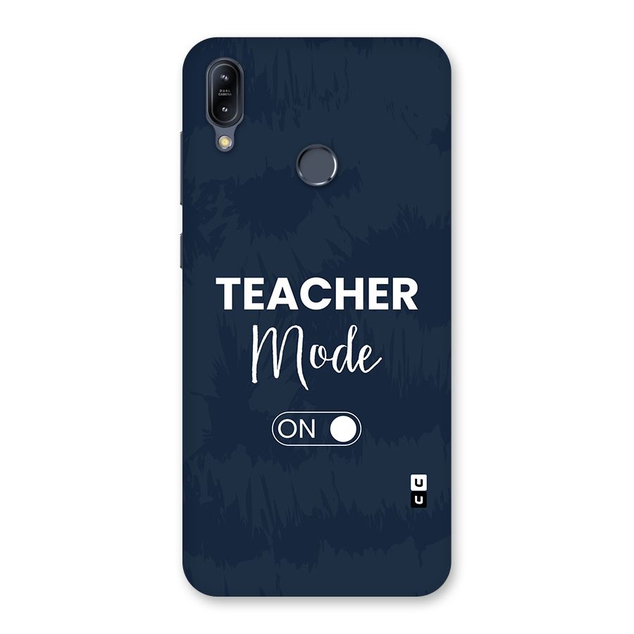 Teacher Mode On Back Case for Zenfone Max M2