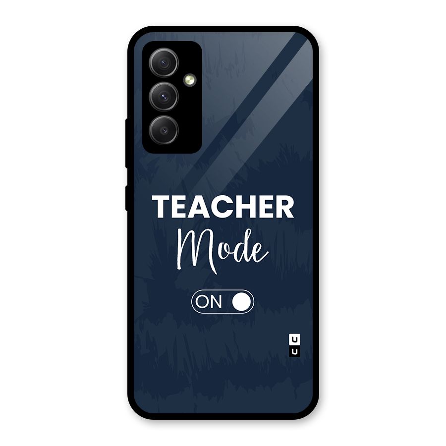Teacher Mode On Glass Back Case for Galaxy A34