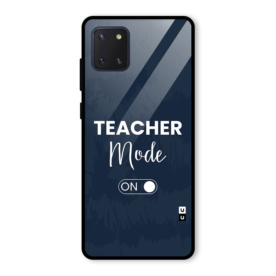 Teacher Mode On Glass Back Case for Galaxy Note 10 Lite