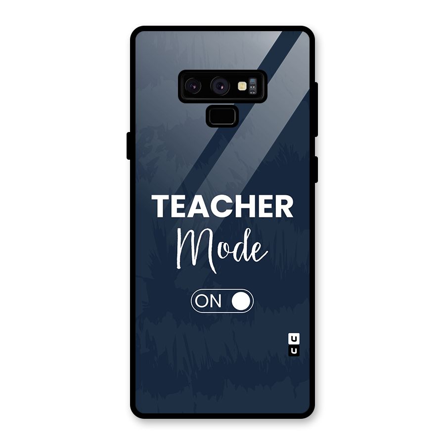 Teacher Mode On Glass Back Case for Galaxy Note 9
