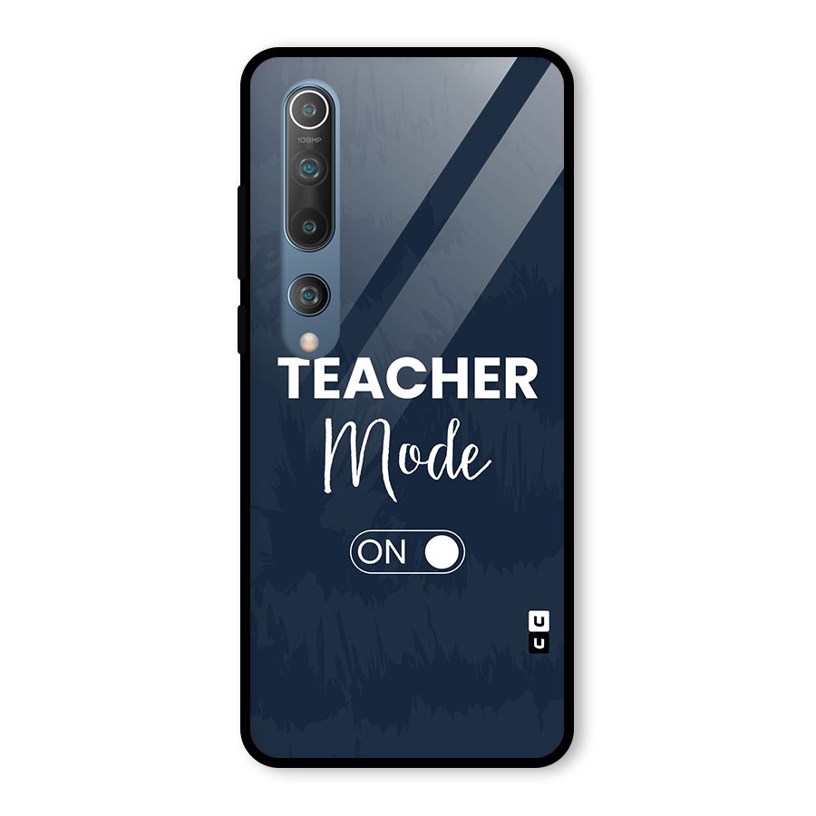 Teacher Mode On Glass Back Case for Mi 10