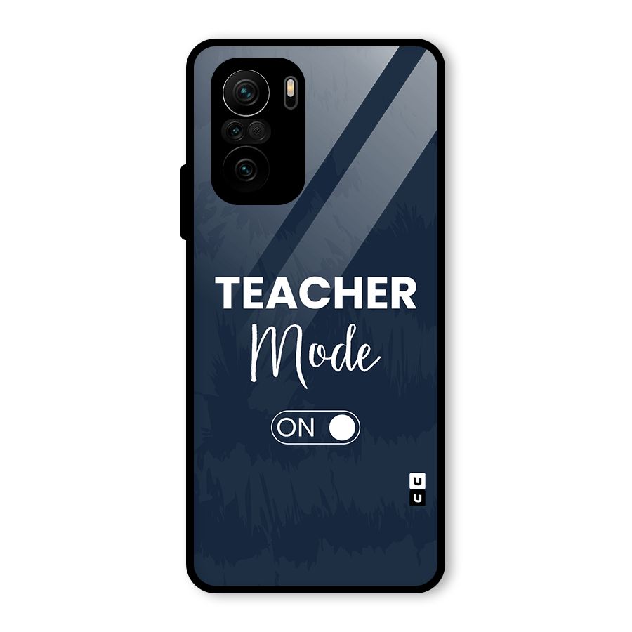 Teacher Mode On Glass Back Case for Mi 11X Pro