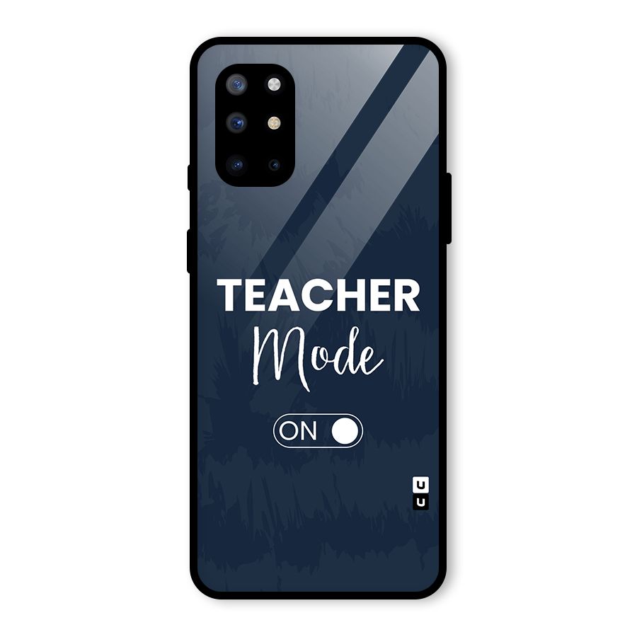 Teacher Mode On Glass Back Case for OnePlus 8T