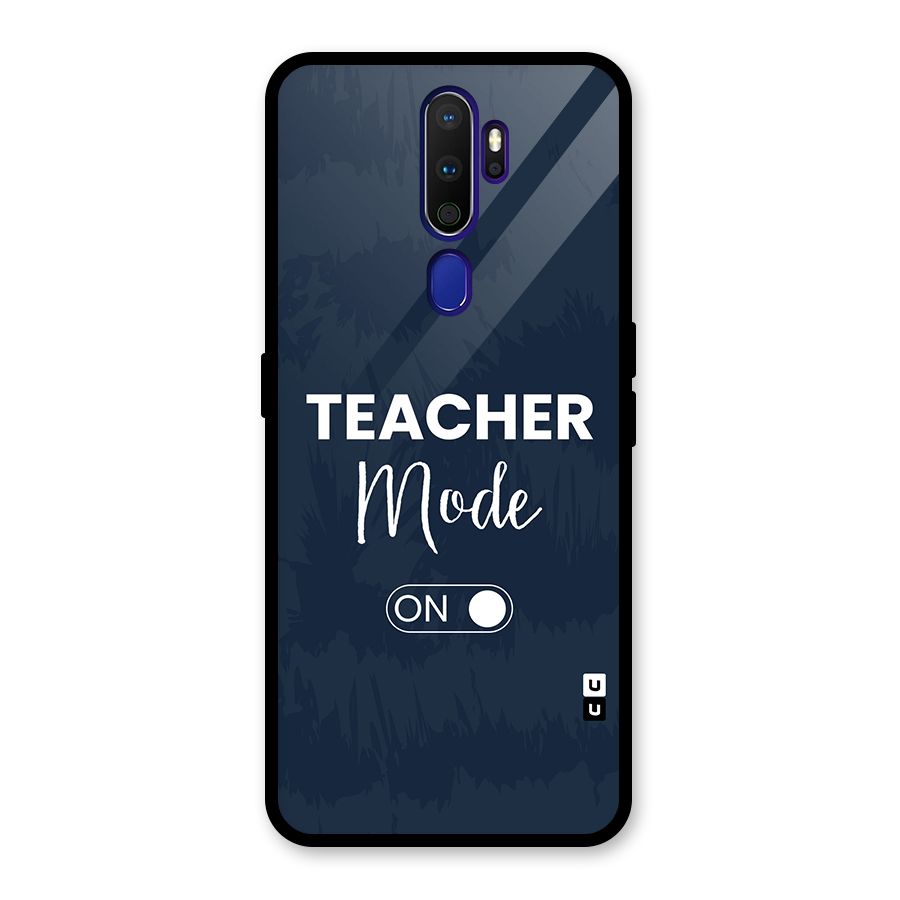 Teacher Mode On Glass Back Case for Oppo A9 (2020)
