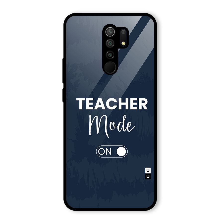 Teacher Mode On Glass Back Case for Poco M2