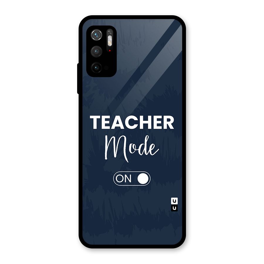 Teacher Mode On Glass Back Case for Poco M3 Pro 5G