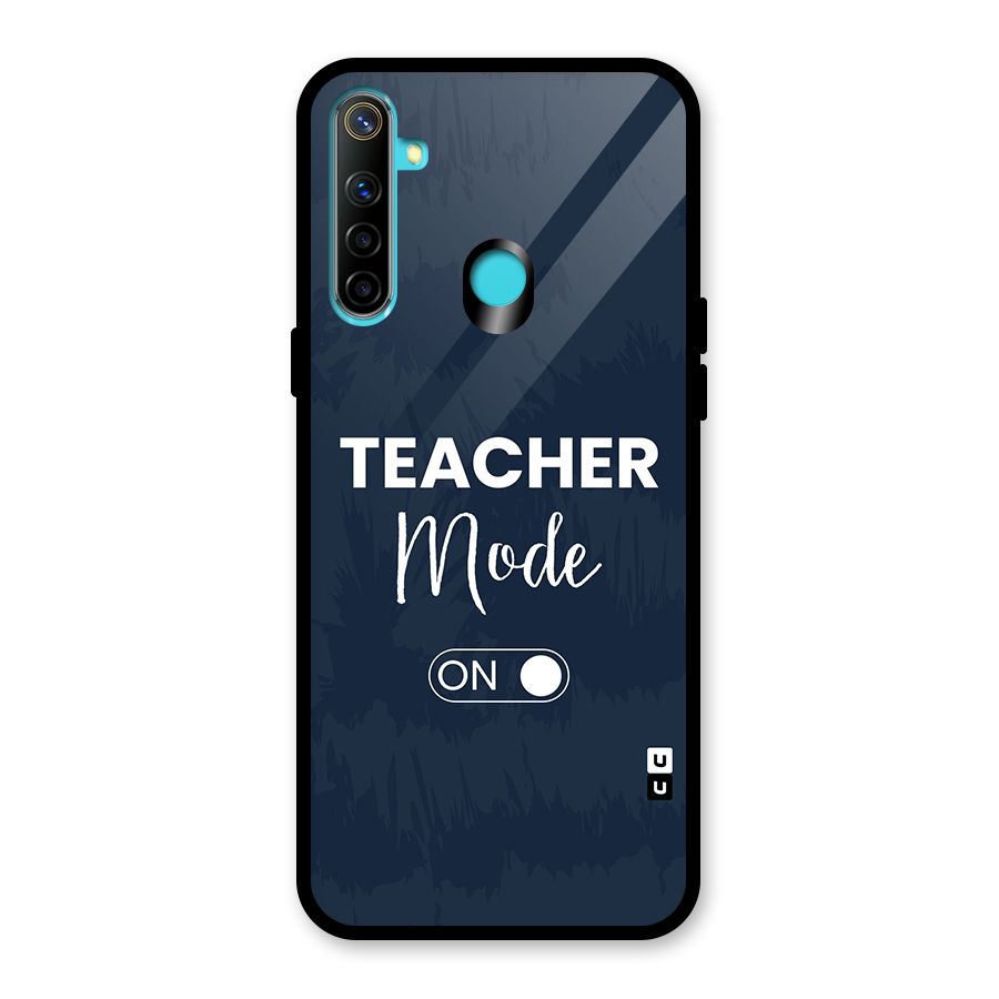Teacher Mode On Glass Back Case for Realme 5i