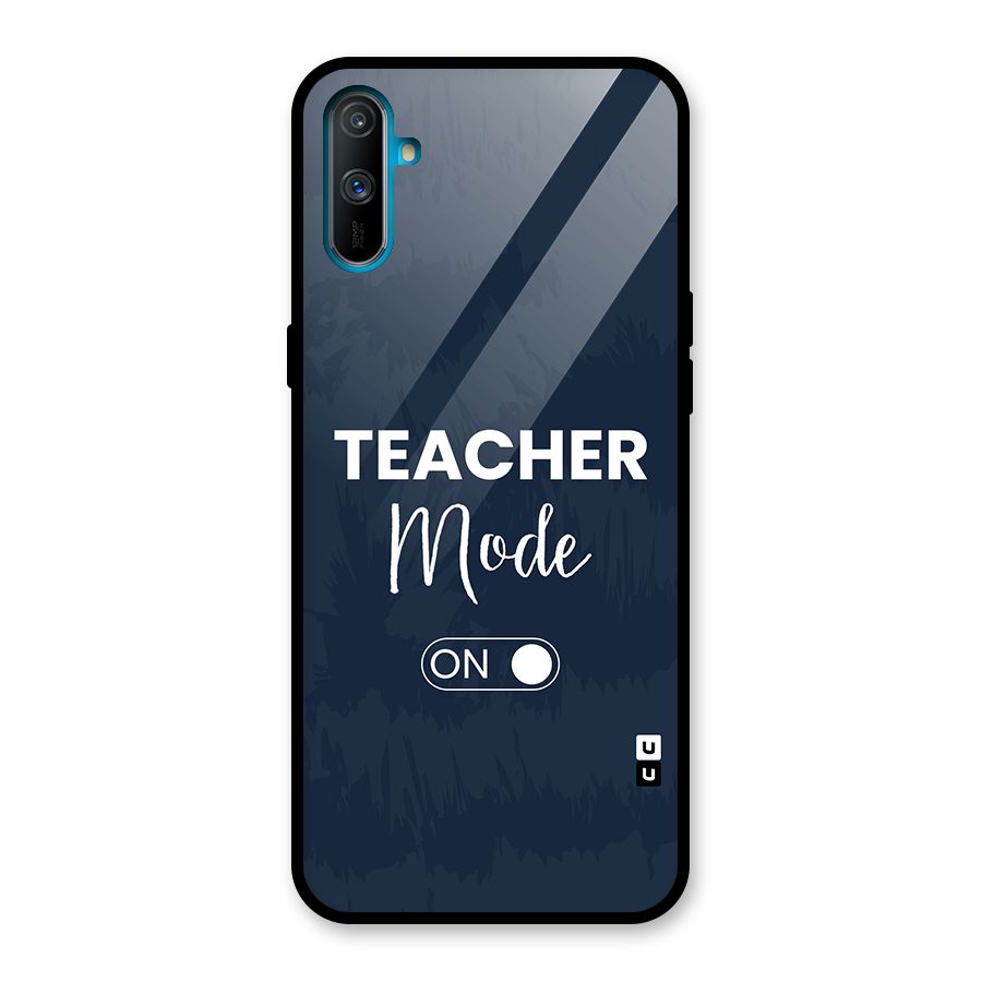 Teacher Mode On Glass Back Case for Realme C3