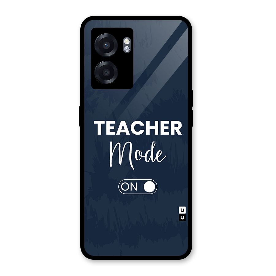 Teacher Mode On Glass Back Case for Realme Narzo 50 5G