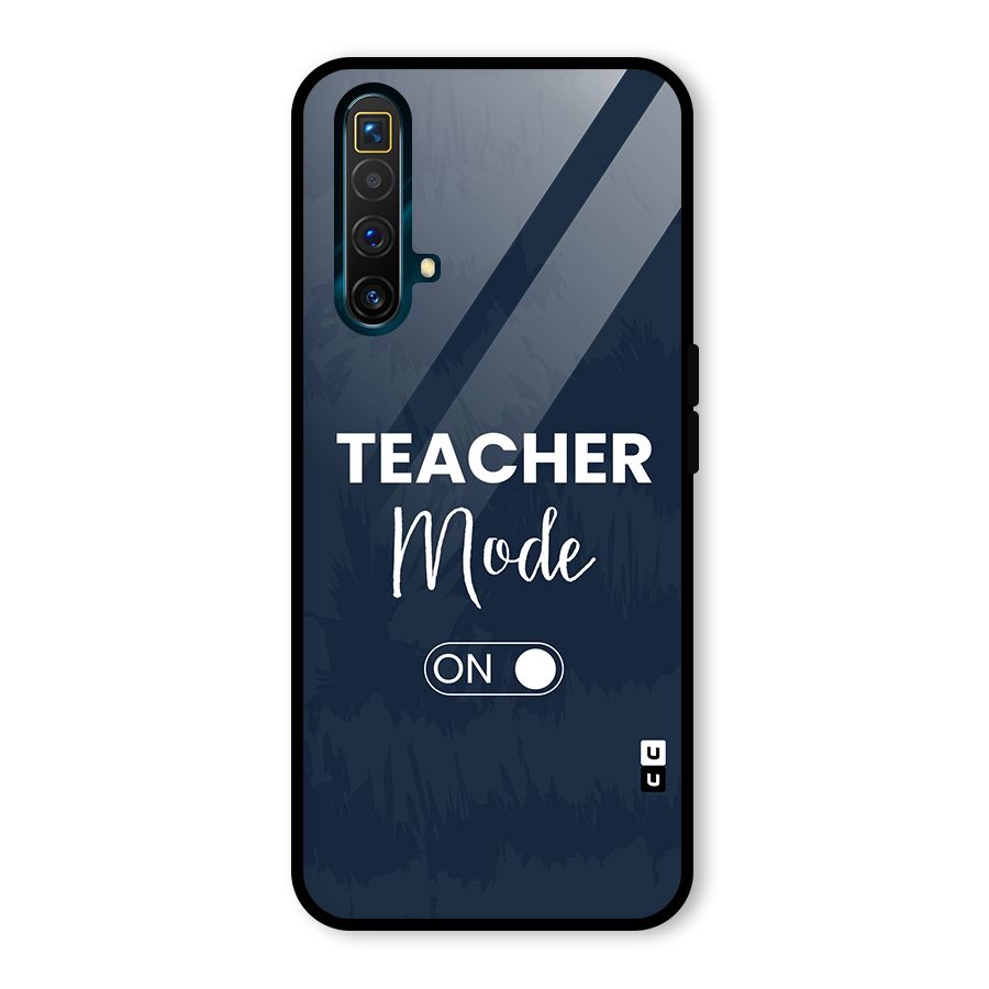 Teacher Mode On Glass Back Case for Realme X3 SuperZoom