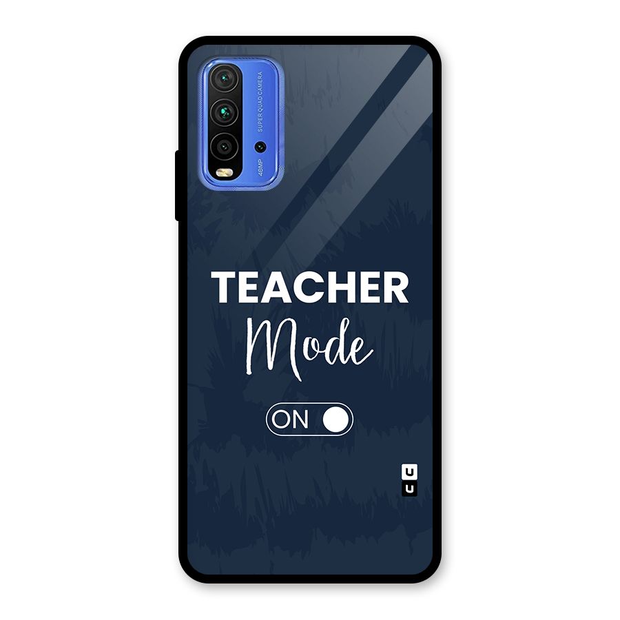 Teacher Mode On Glass Back Case for Redmi 9 Power
