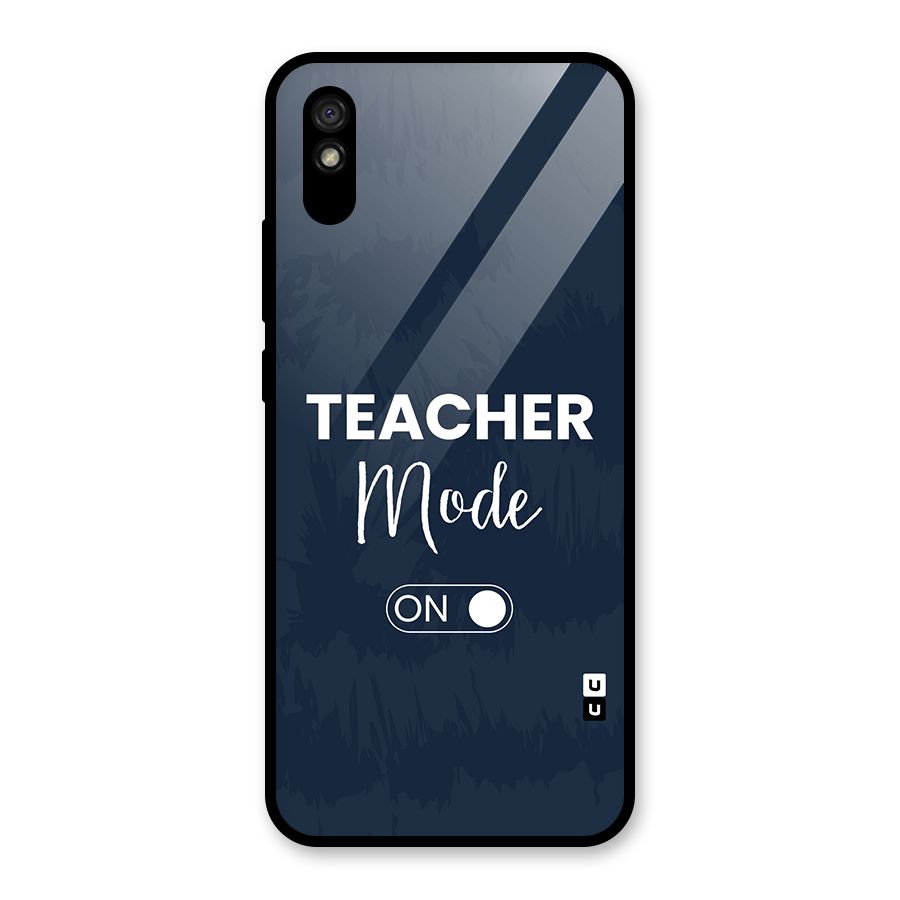 Teacher Mode On Glass Back Case for Redmi 9i