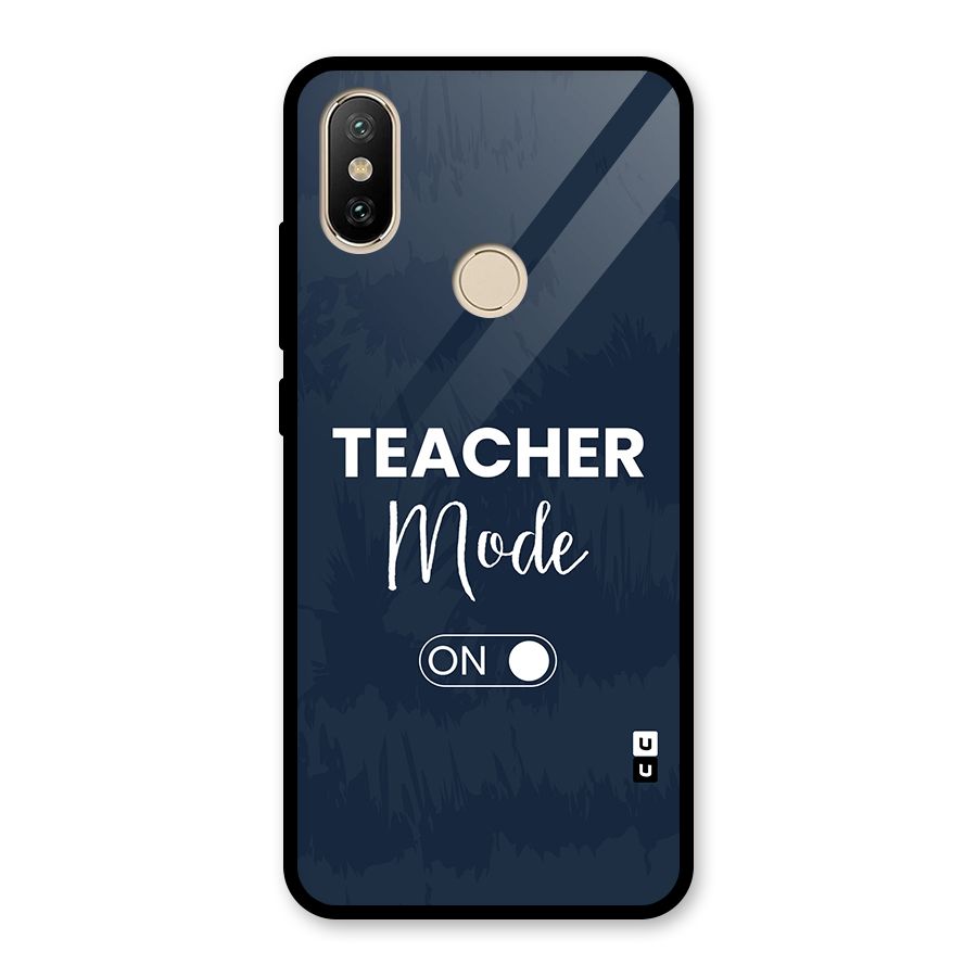 Teacher Mode On Glass Back Case for Redmi A2