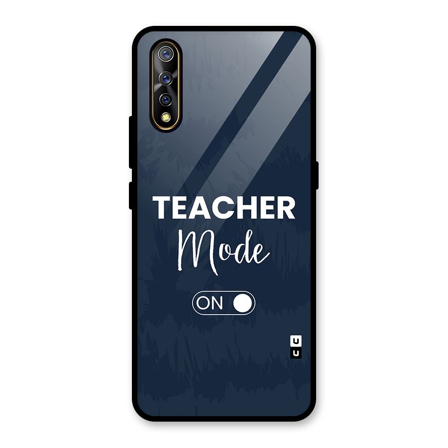 Teacher Mode On Glass Back Case for Vivo S1