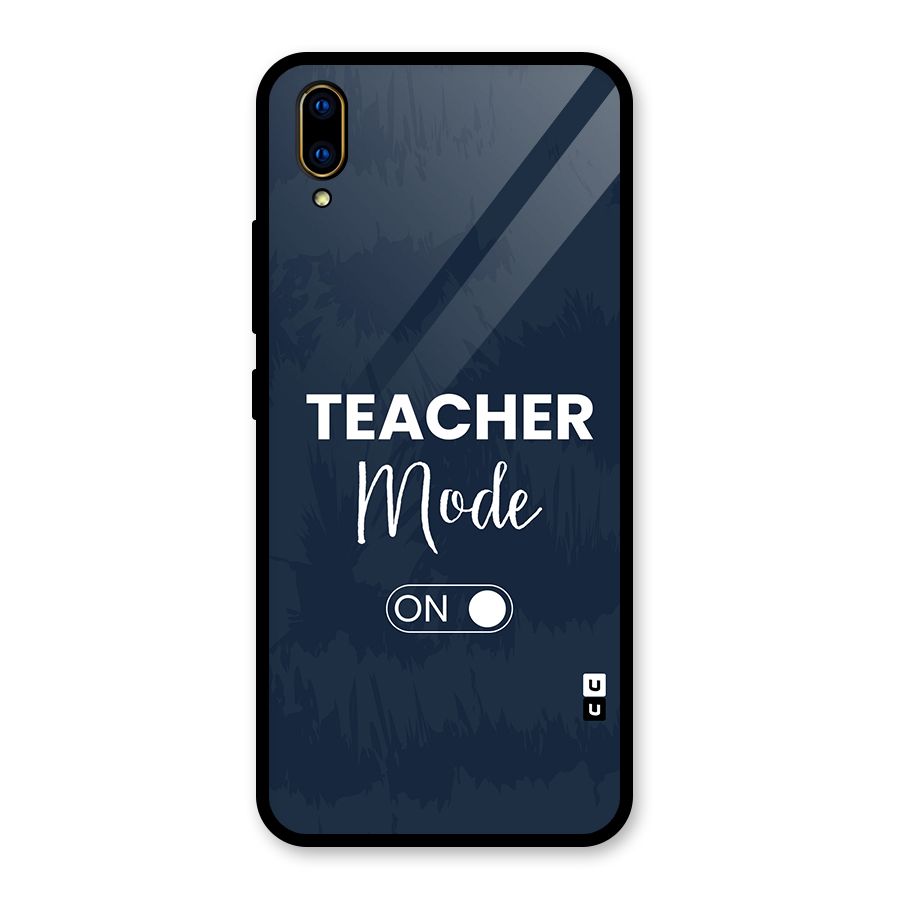 Teacher Mode On Glass Back Case for Vivo V11 Pro