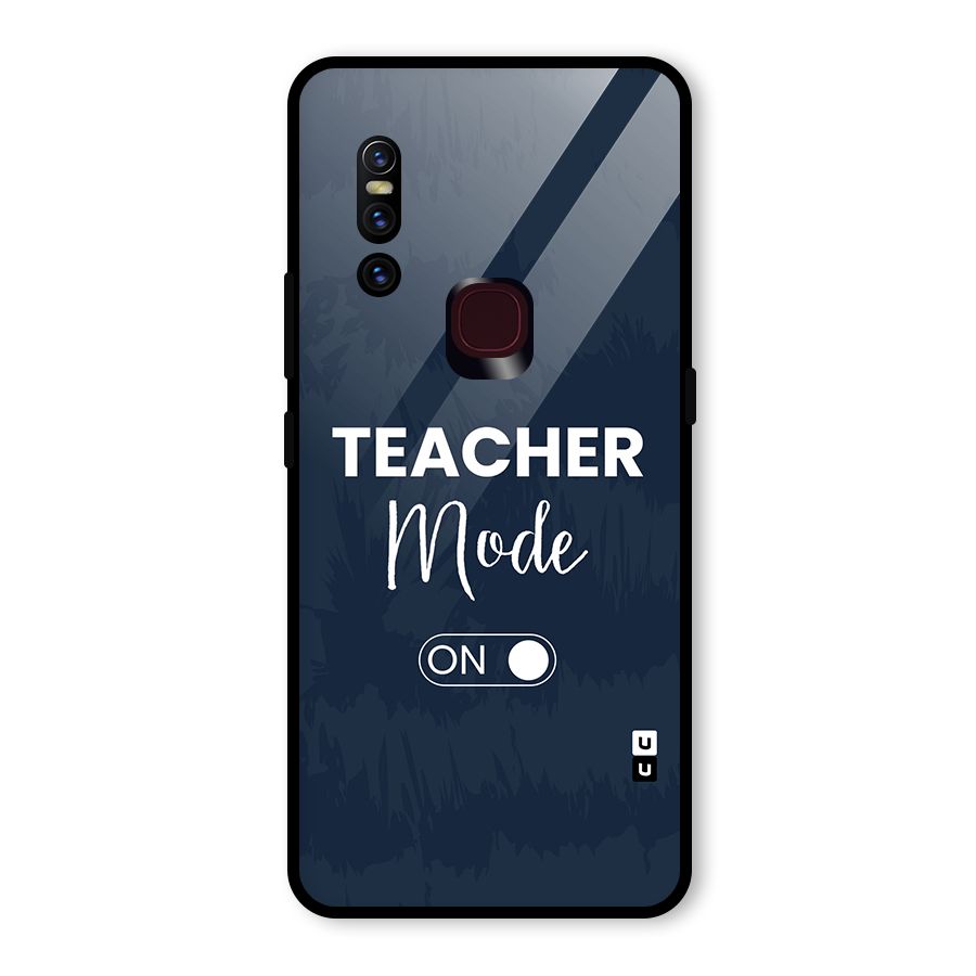 Teacher Mode On Glass Back Case for Vivo V15