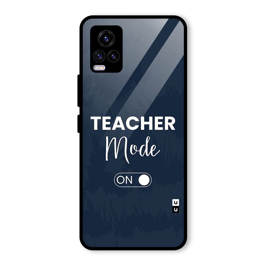 Teacher Mode On Glass Back Case for Vivo V20