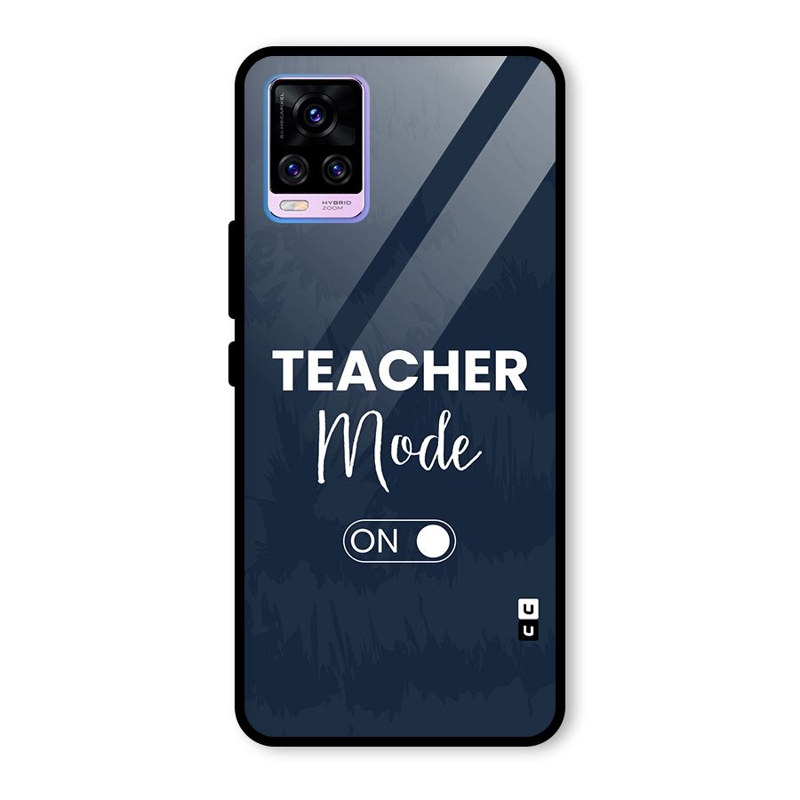 Teacher Mode On Glass Back Case for Vivo V20 Pro