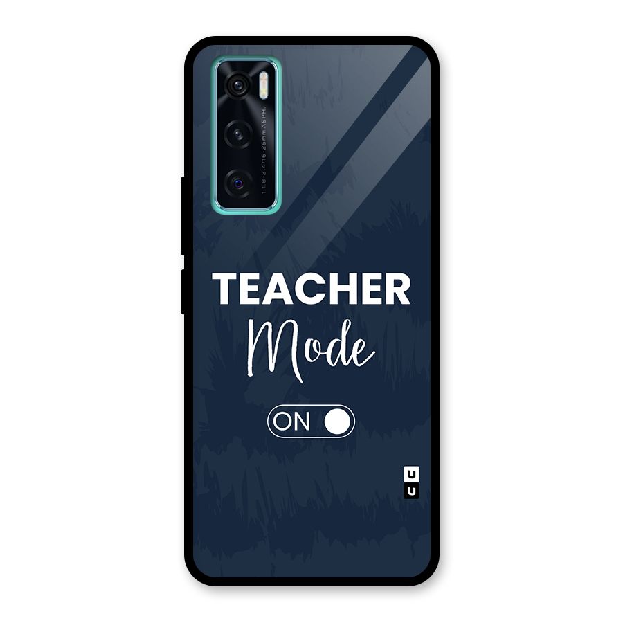 Teacher Mode On Glass Back Case for Vivo V20 SE