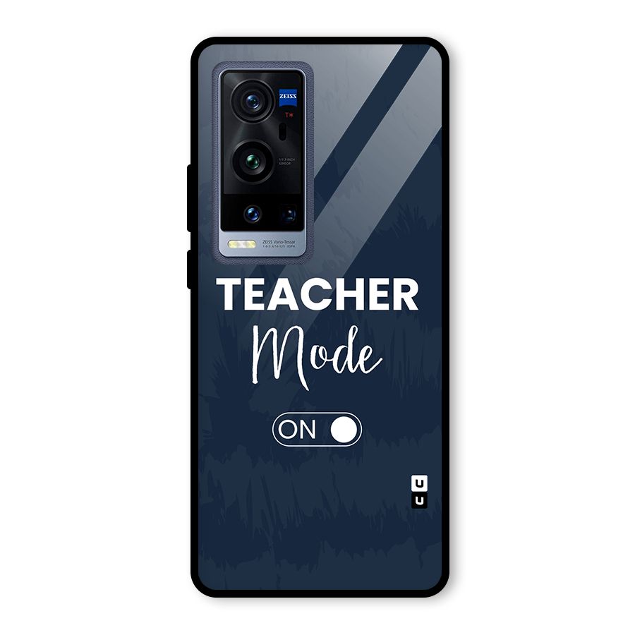 Teacher Mode On Glass Back Case for Vivo X60 Pro Plus