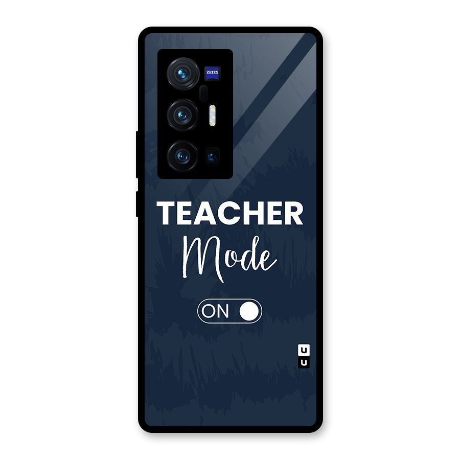 Teacher Mode On Glass Back Case for Vivo X70 Pro Plus