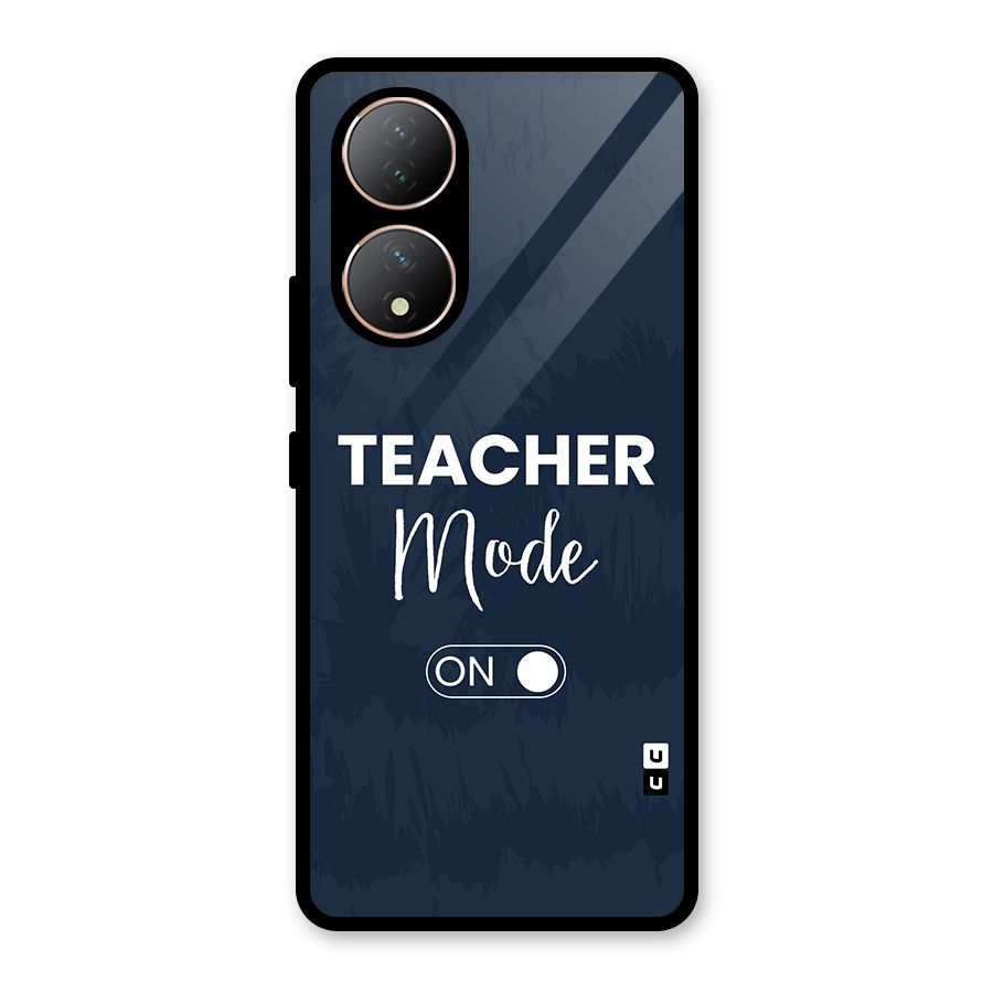 Teacher Mode On Glass Back Case for Vivo Y100A