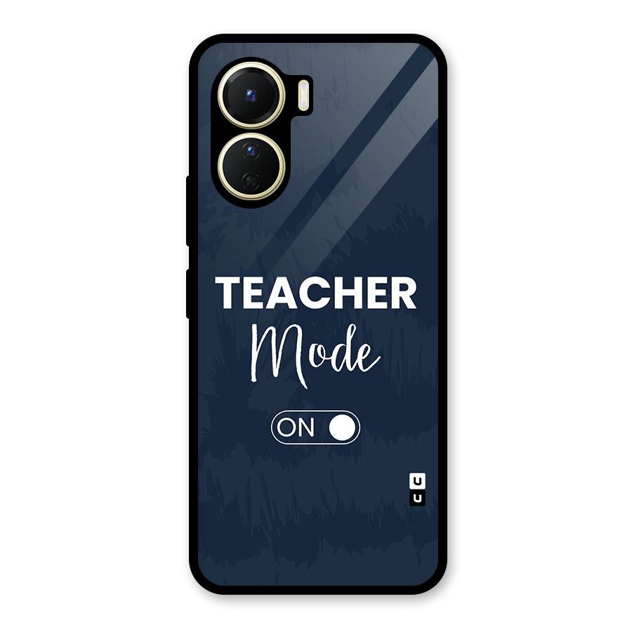 Teacher Mode On Glass Back Case for Vivo Y16