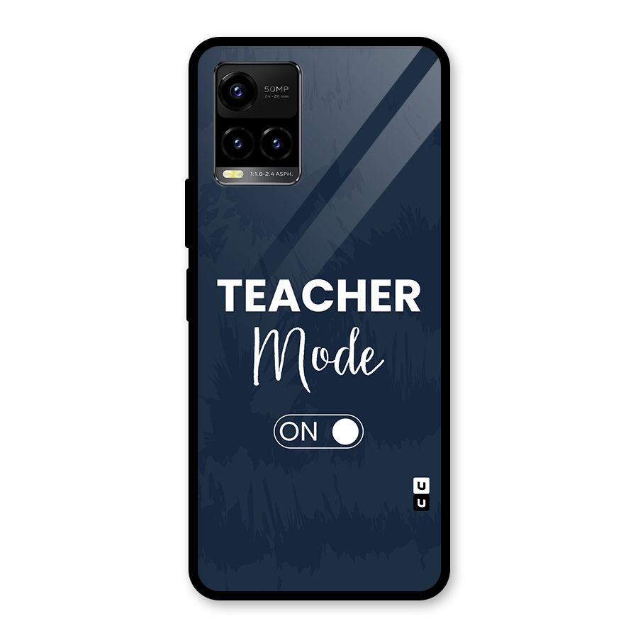 Teacher Mode On Glass Back Case for Vivo Y21T