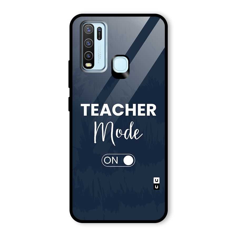 Teacher Mode On Glass Back Case for Vivo Y50