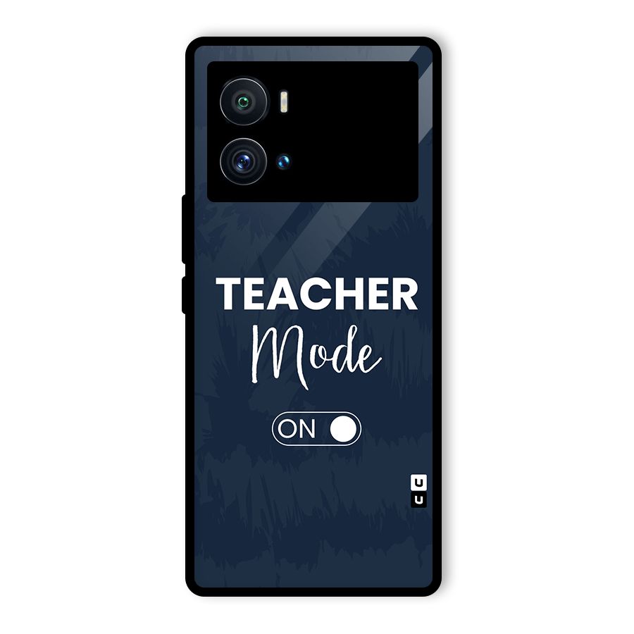 Teacher Mode On Glass Back Case for Vivo iQOO 9 Pro