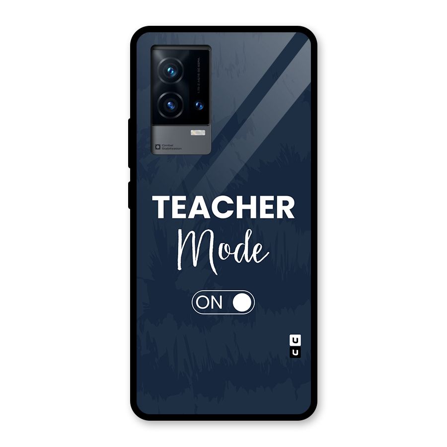 Teacher Mode On Glass Back Case for iQOO 9 5G