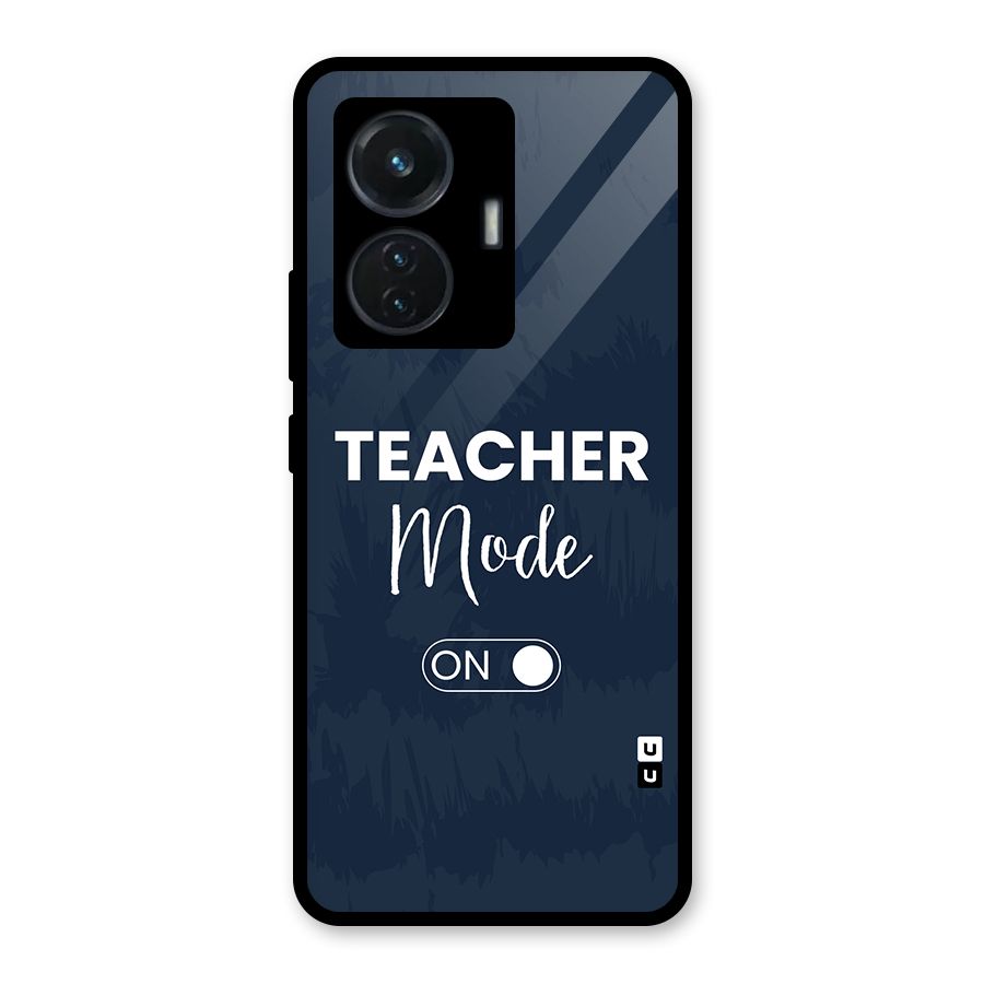 Teacher Mode On Glass Back Case for iQOO Z6 44W
