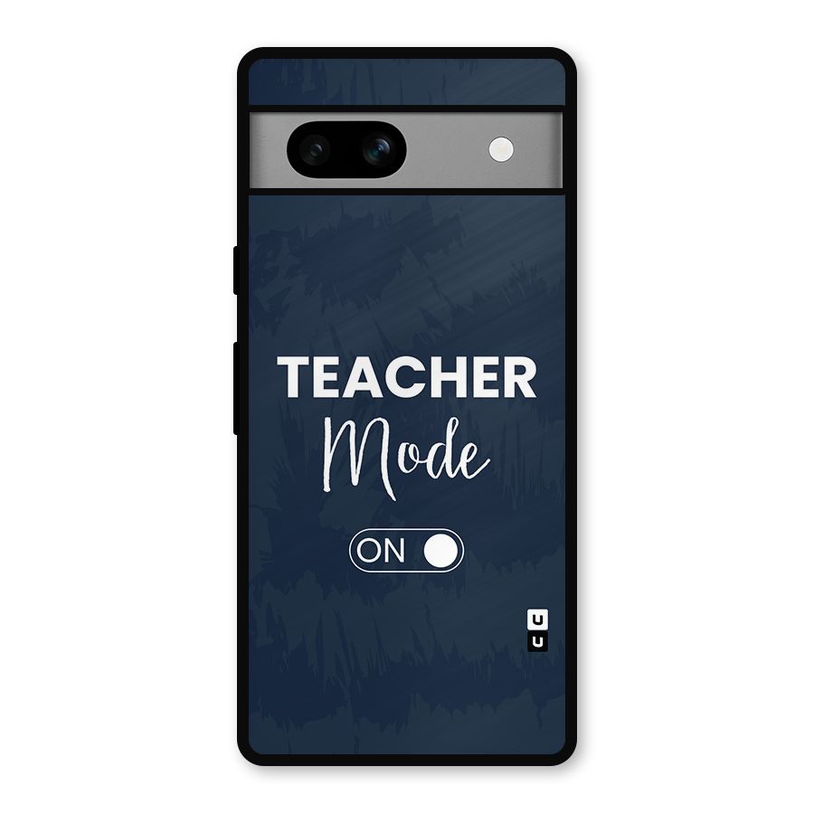 Teacher Mode On Metal Back Case for Google Pixel 7a