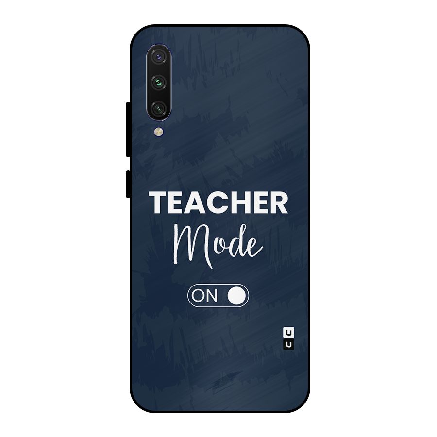 Teacher Mode On Metal Back Case for Mi A3