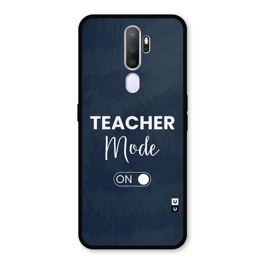 Teacher Mode On Metal Back Case for Oppo A9 (2020)
