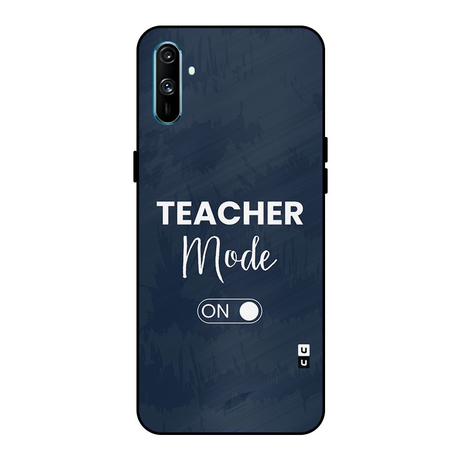 Teacher Mode On Metal Back Case for Realme C3
